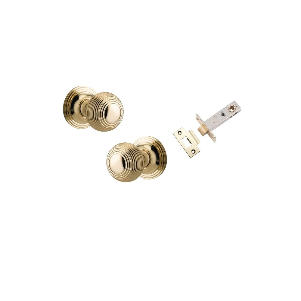 Guildford Round Rose Door Knob Set, Concealed Fix