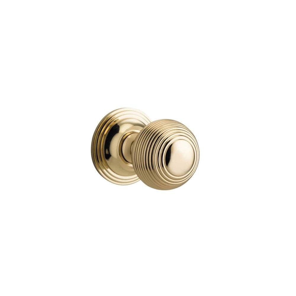 Guildford Round Rose Door Knob Set, Concealed Fix