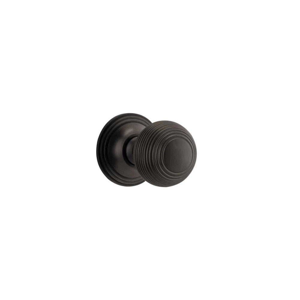 Guildford Round Rose Door Knob Set, Concealed Fix