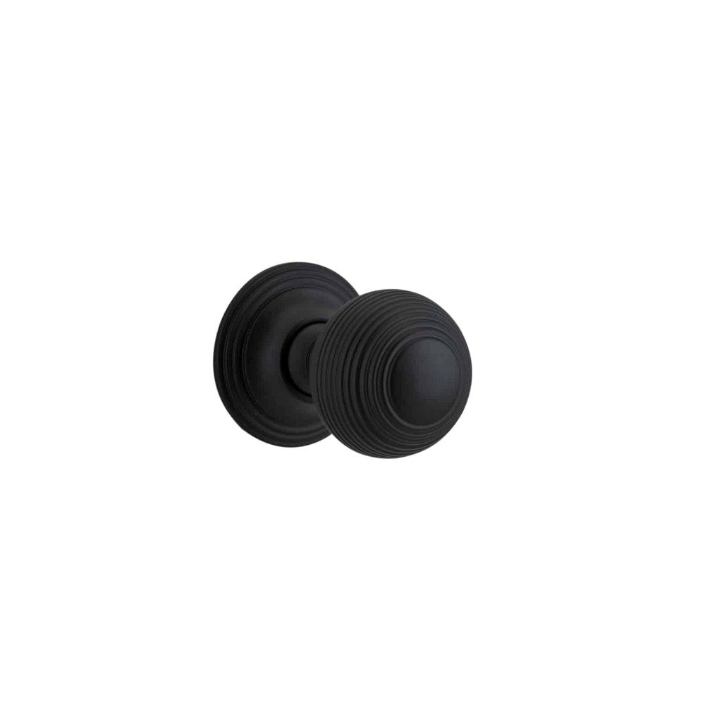 Guildford Round Rose Door Knob Set, Concealed Fix