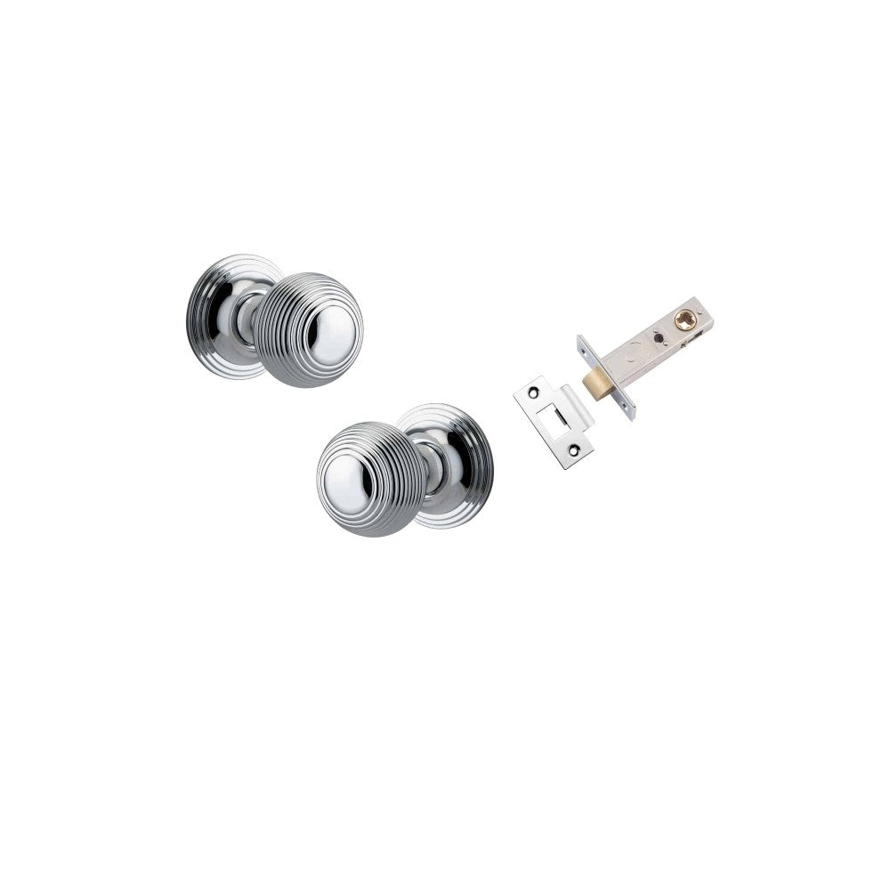 Guildford Round Rose Door Knob Set, Concealed Fix
