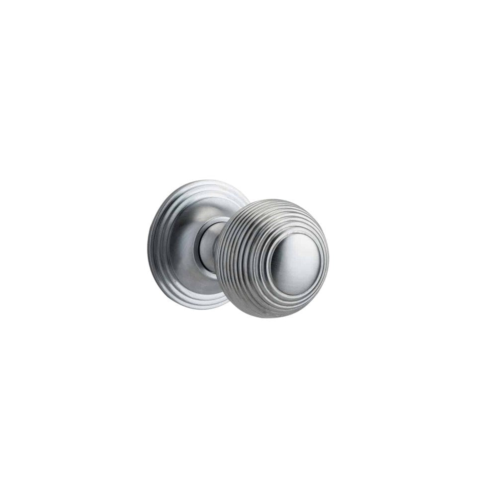 Guildford Round Rose Door Knob Set, Concealed Fix