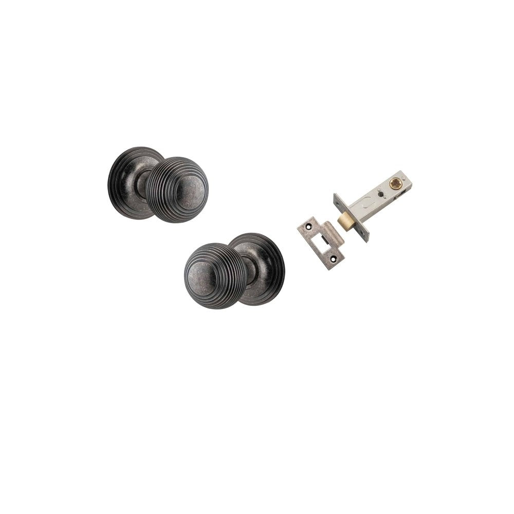 Guildford Round Rose Door Knob Set, Concealed Fix