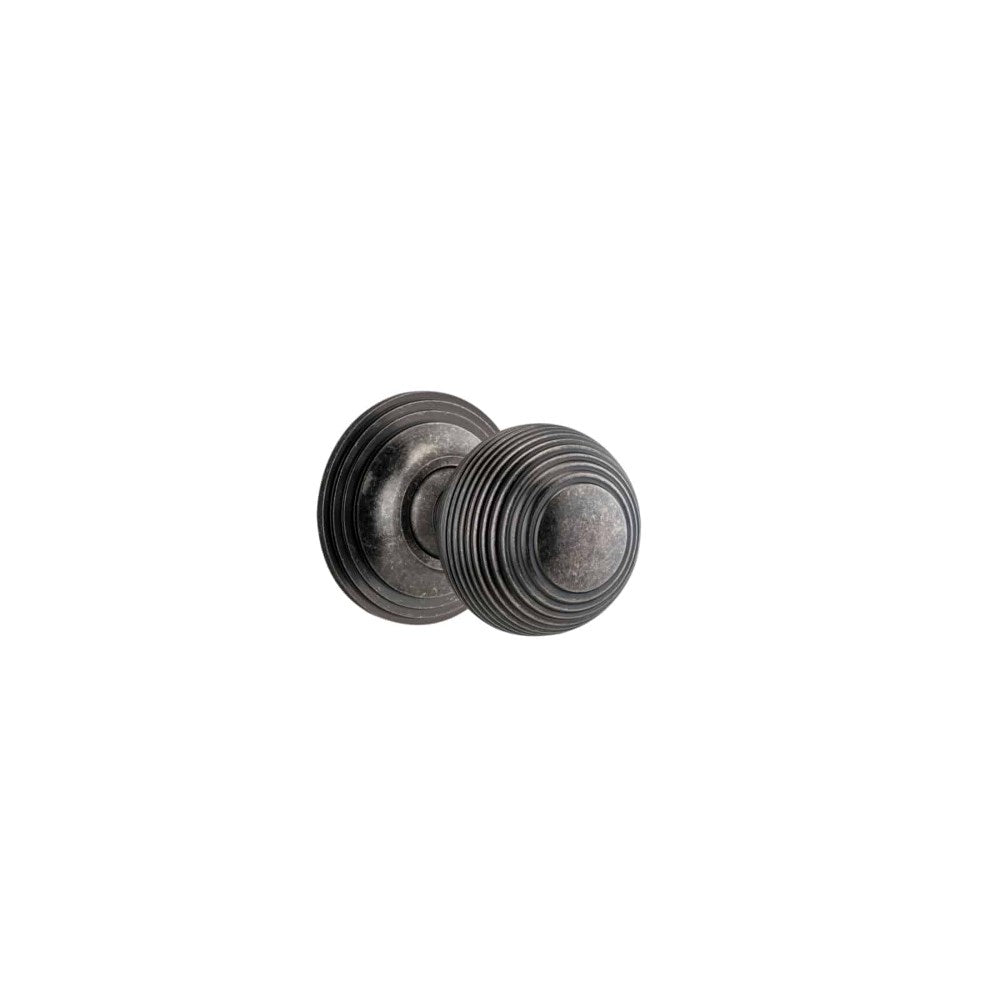 Guildford Round Rose Door Knob Set, Concealed Fix