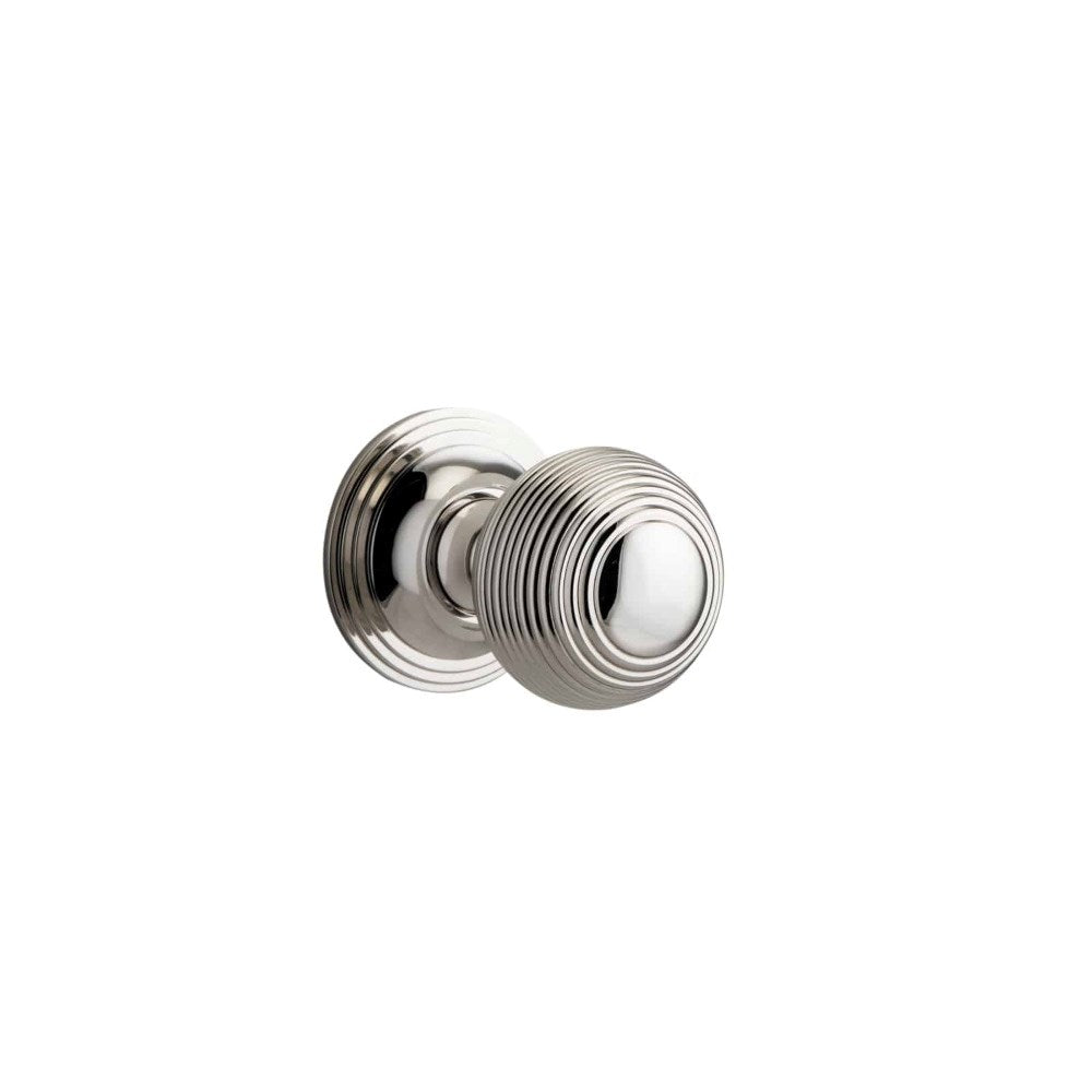 Guildford Round Rose Door Knob Set, Concealed Fix