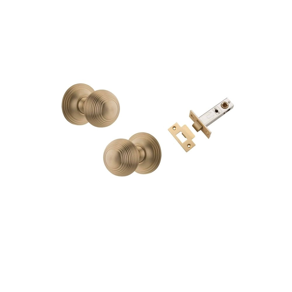 Guildford Round Rose Door Knob Set, Concealed Fix