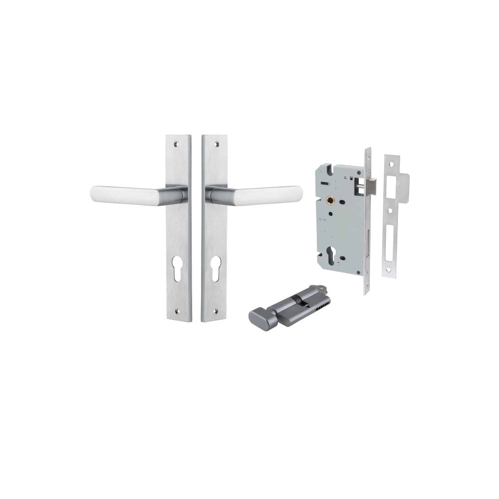 Osaka Rectangular Door Lever Set