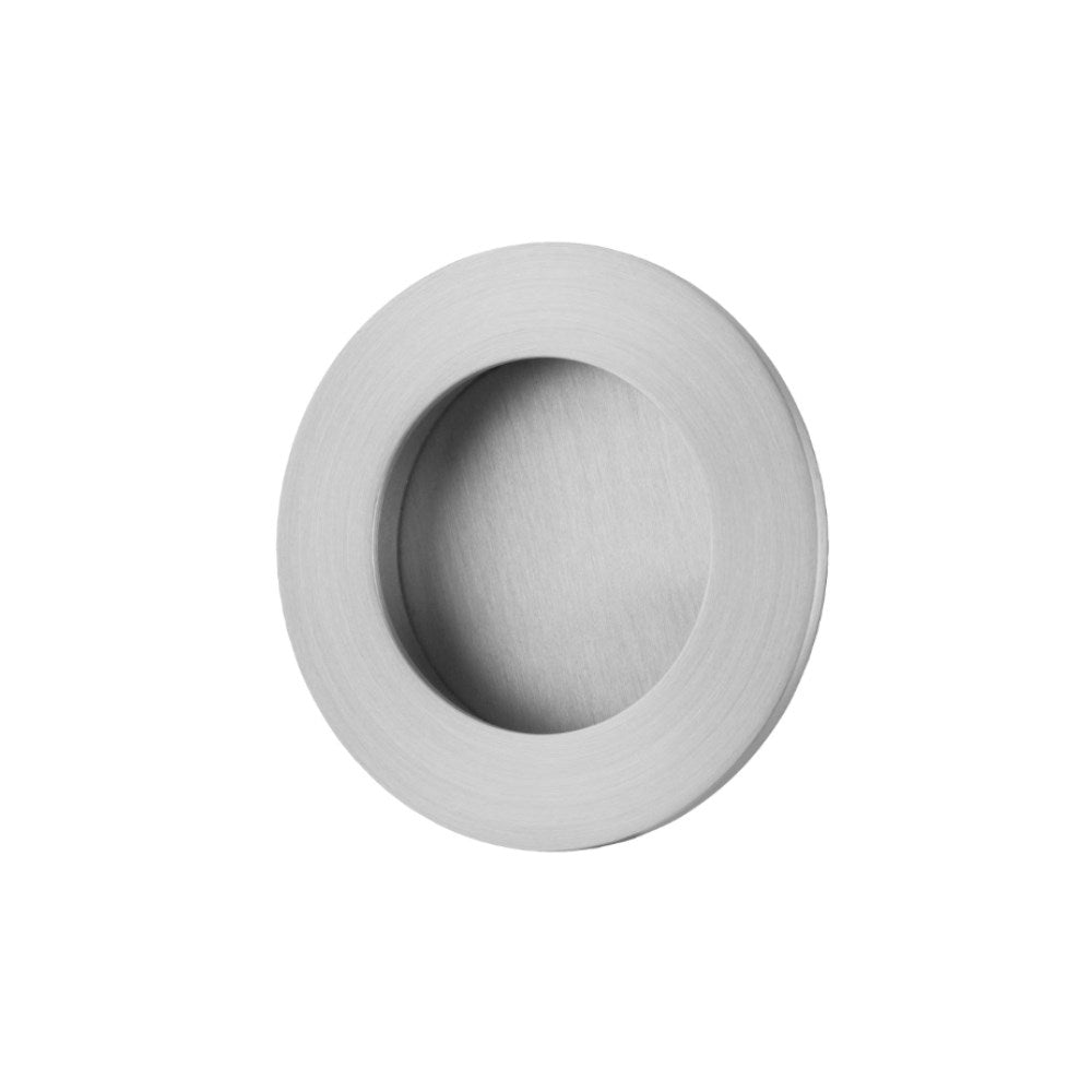 Round Sliding Door Flush Pull (Single Pull, Concealed Fixing)