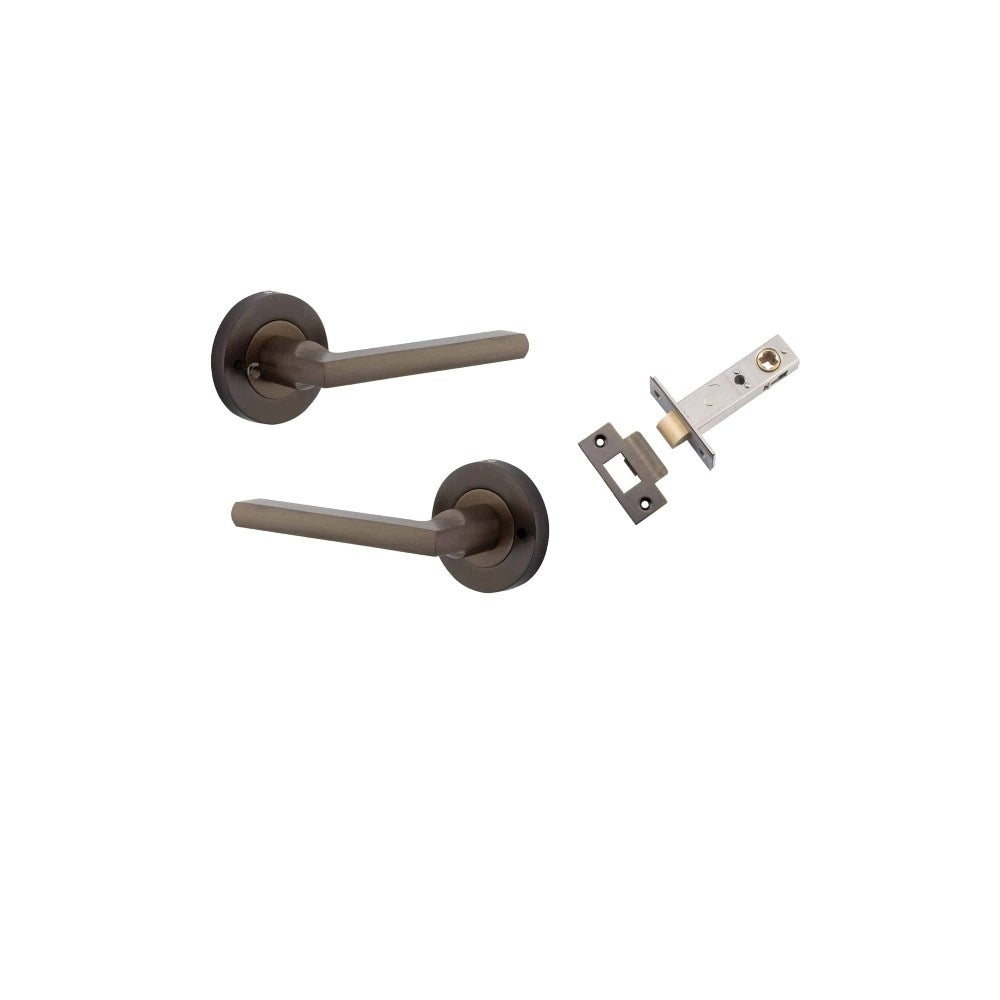 Baltimore Round Rose Door Lever Set