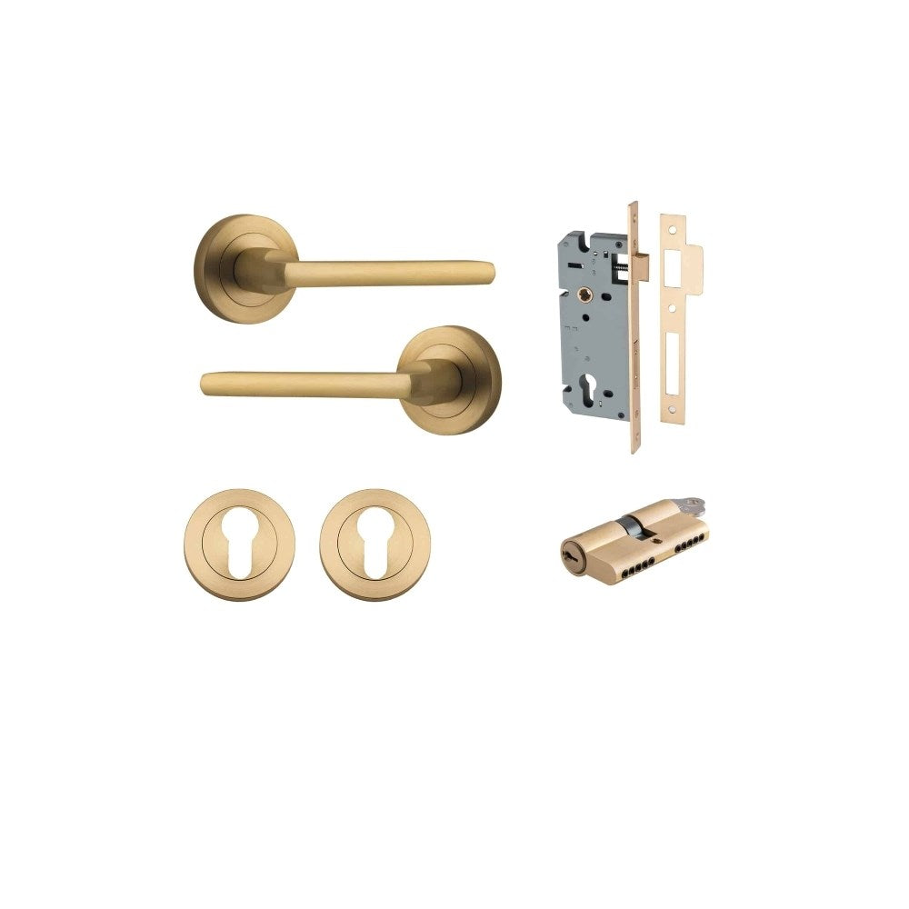 Baltimore Round Rose Door Lever Set