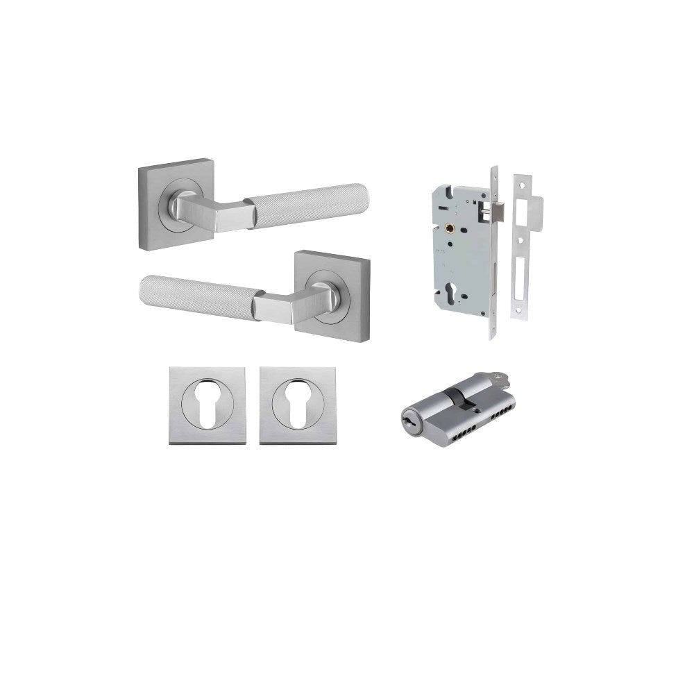 Brunswick Square Rose Door Lever Set