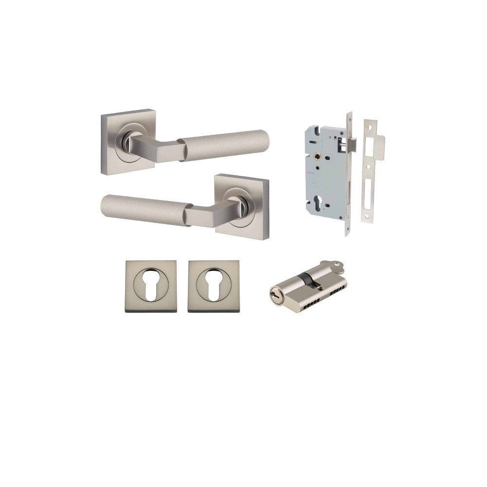 Brunswick Square Rose Door Lever Set