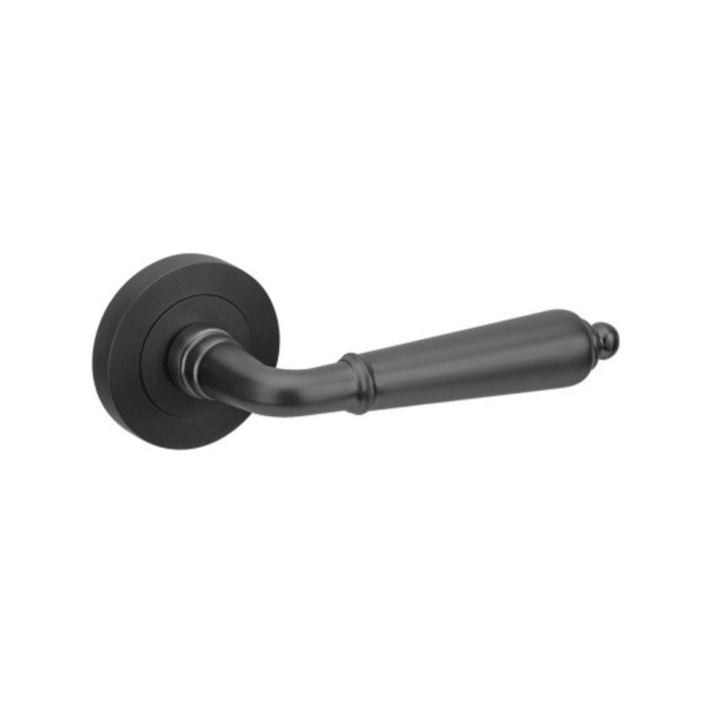 Oxford Round Rose Door Lever Set