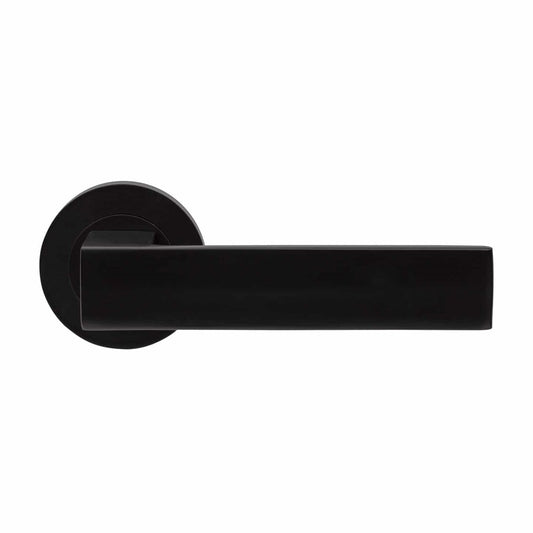 Boston Round Rose Door Lever Set