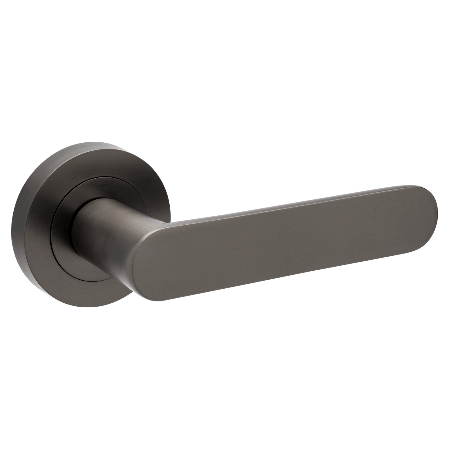 Duke Round Rose Door Lever Set