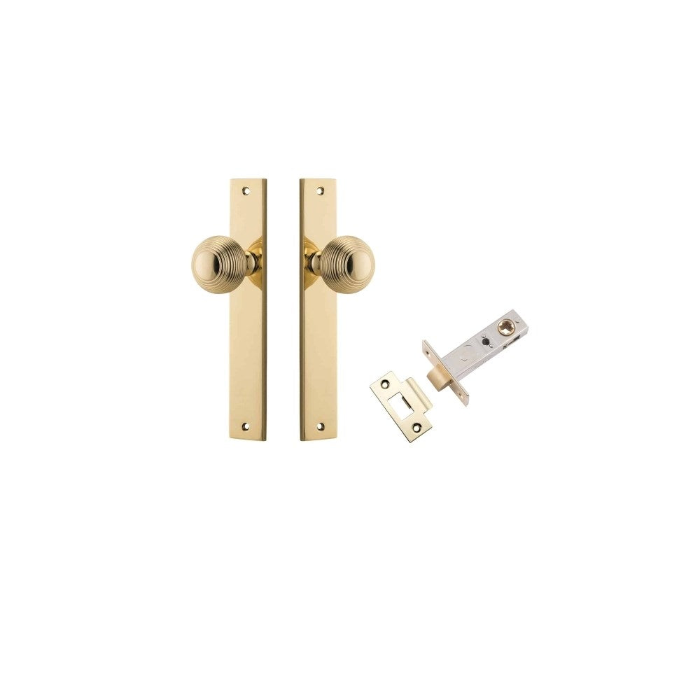 Guildford Rectangular Door Knob Set