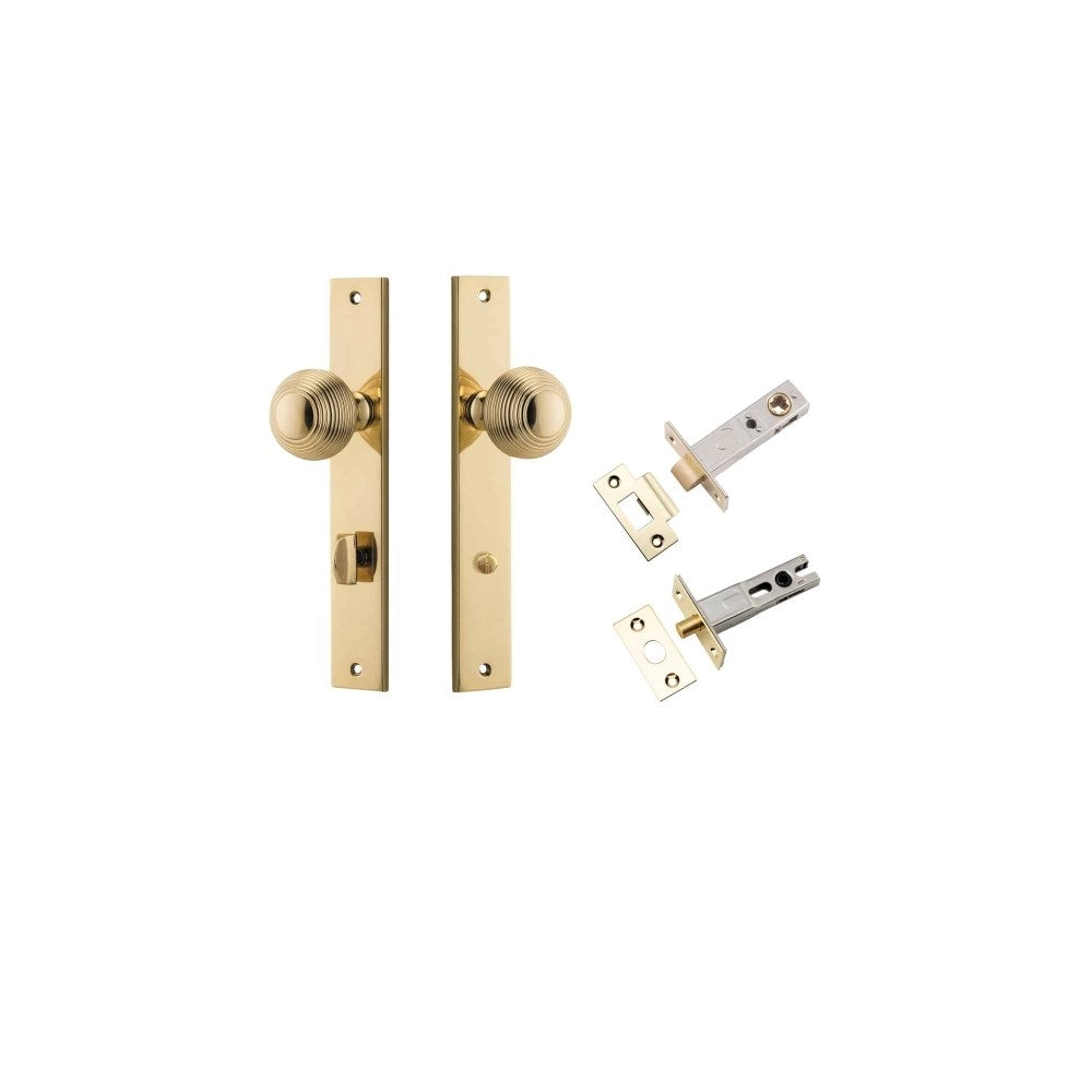 Guildford Rectangular Door Knob Set