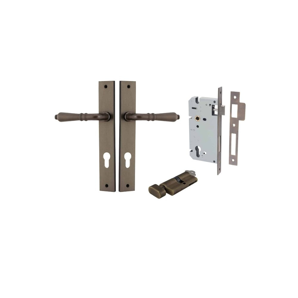 Sarlat Rectangular Door Lever Set