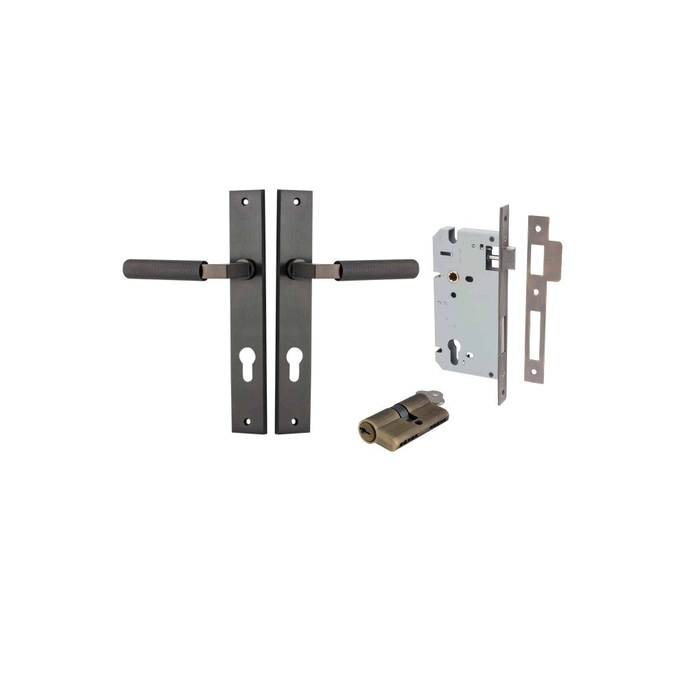 Brunswick Rectangular Door Lever Set