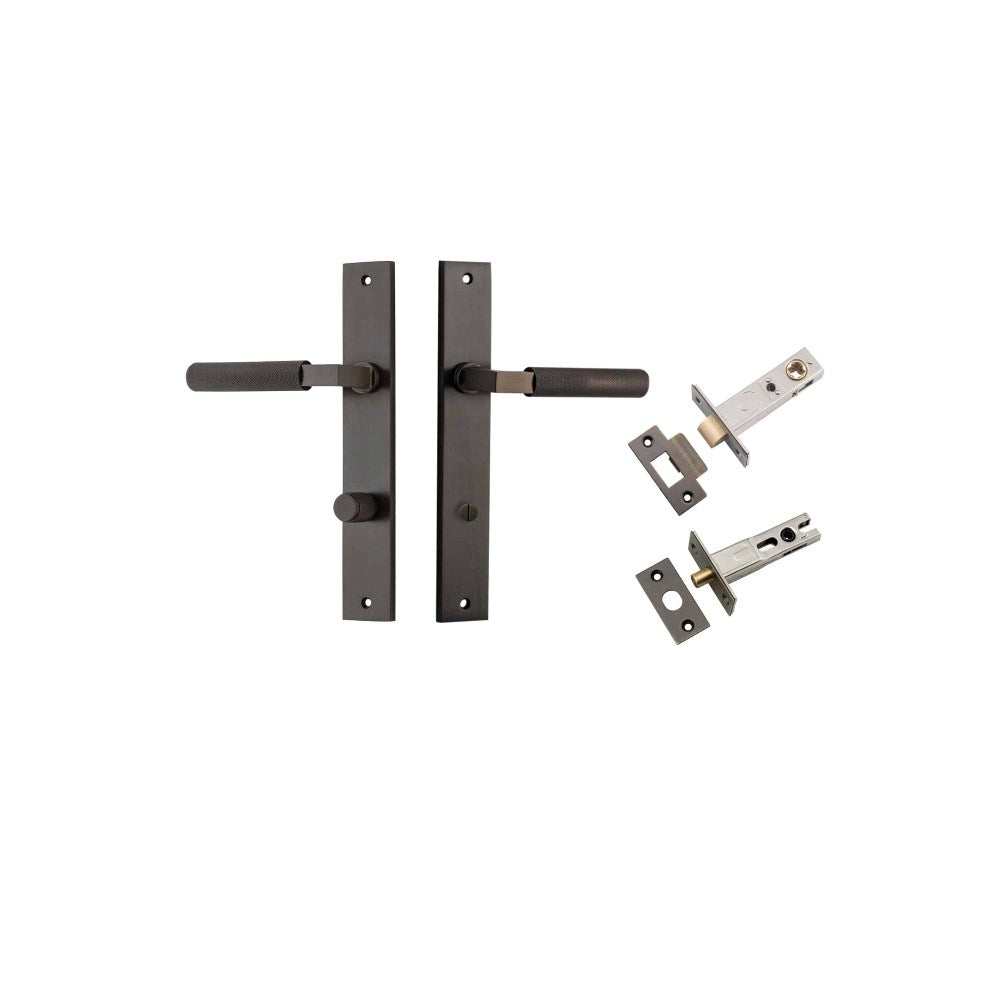 Brunswick Rectangular Door Lever Set