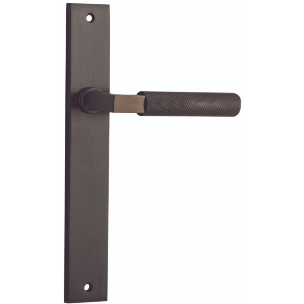 Brunswick Rectangular Door Lever Set