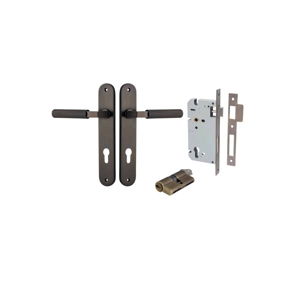 Brunswick Oval Door Lever Set