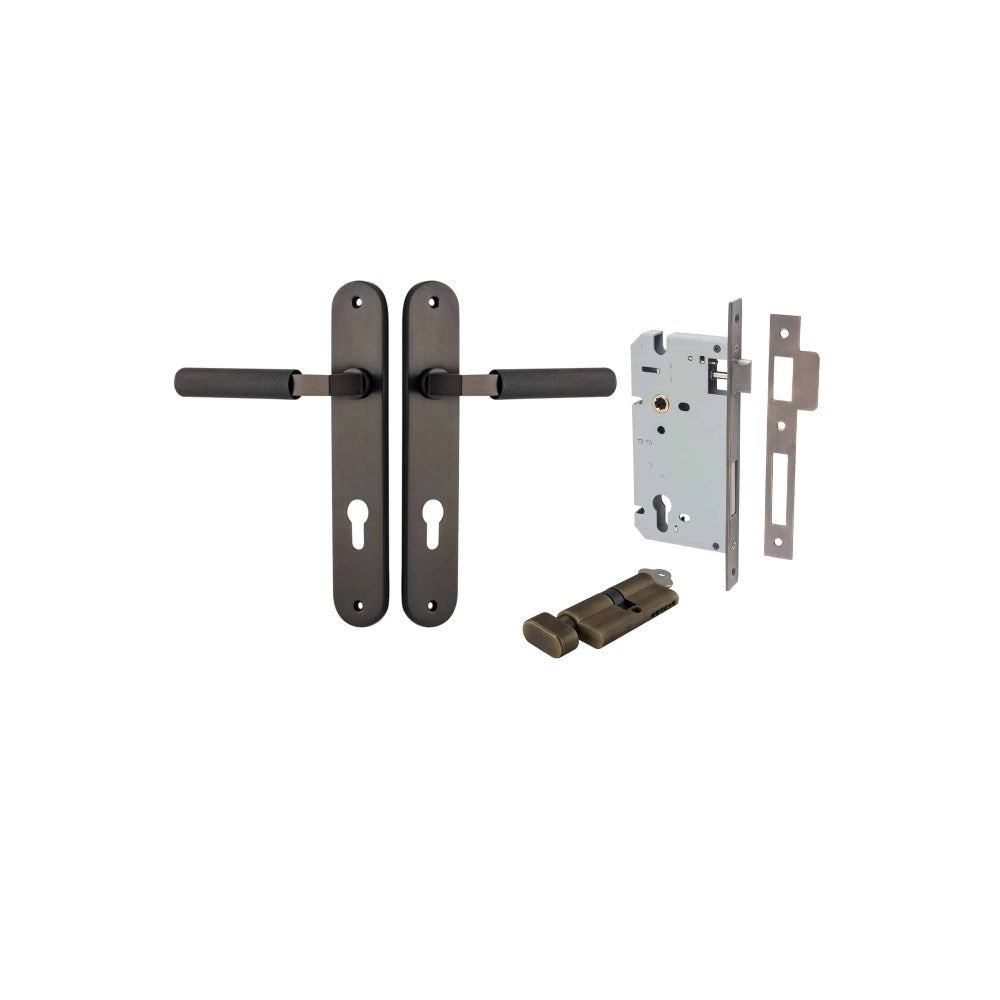 Brunswick Oval Door Lever Set