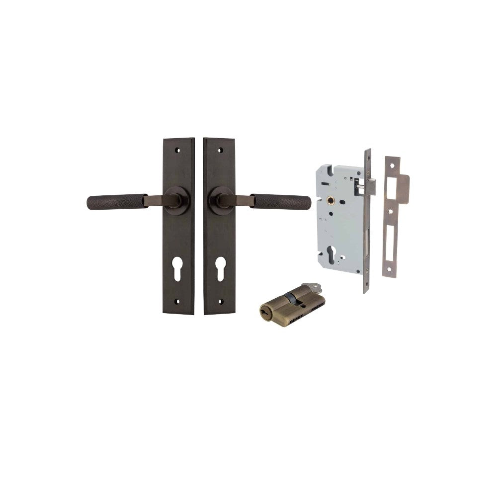 Brunswick Chamfered Door Lever Set