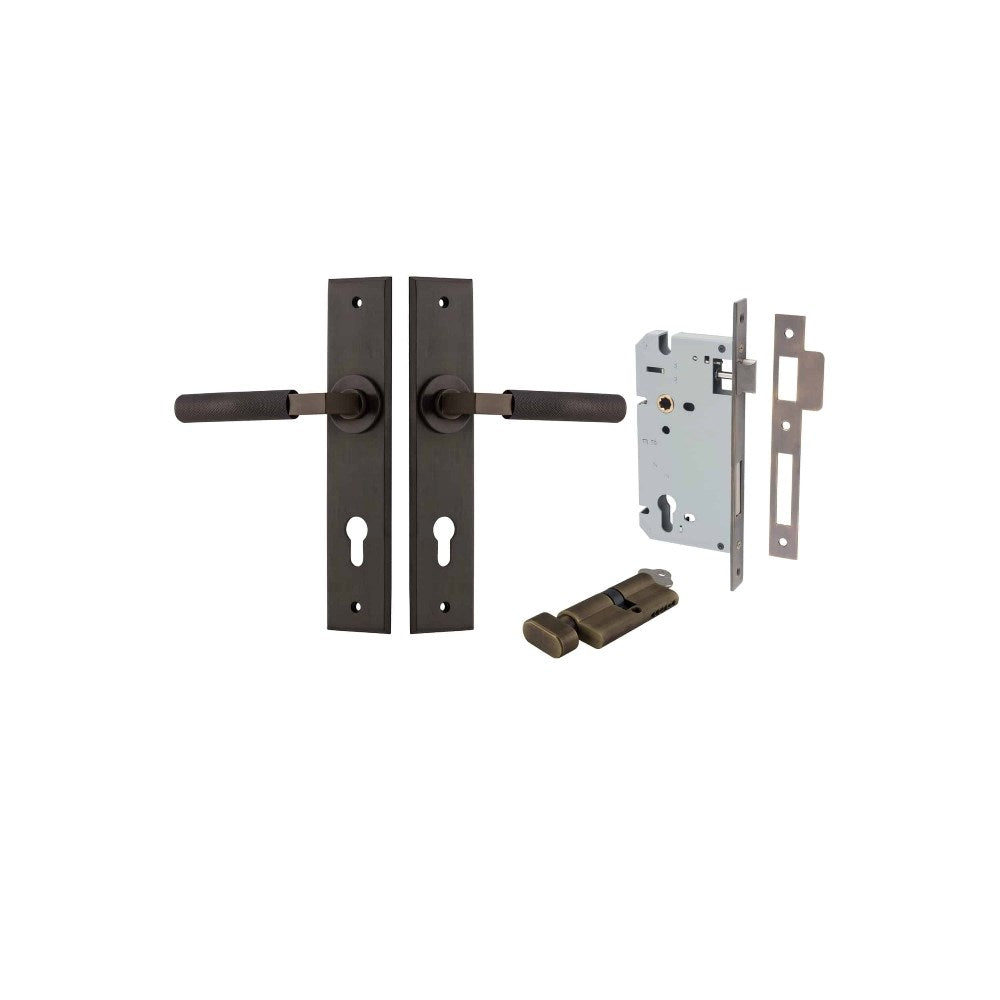 Brunswick Chamfered Door Lever Set