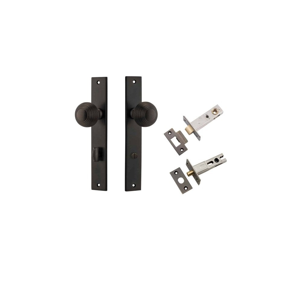 Guildford Rectangular Door Knob Set