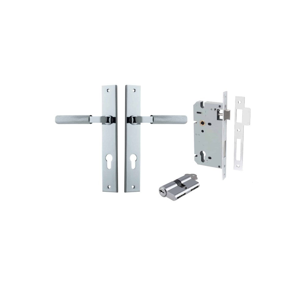 Brunswick Rectangular Door Lever Set