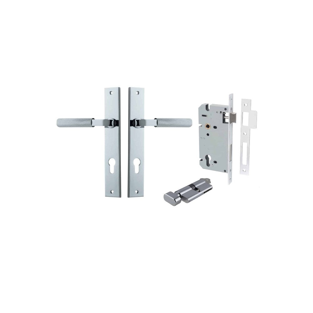 Brunswick Rectangular Door Lever Set