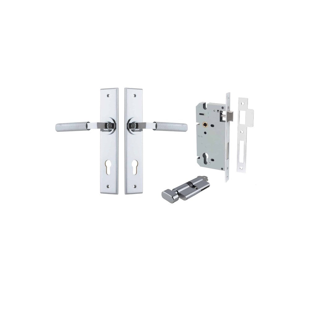 Brunswick Chamfered Door Lever Set