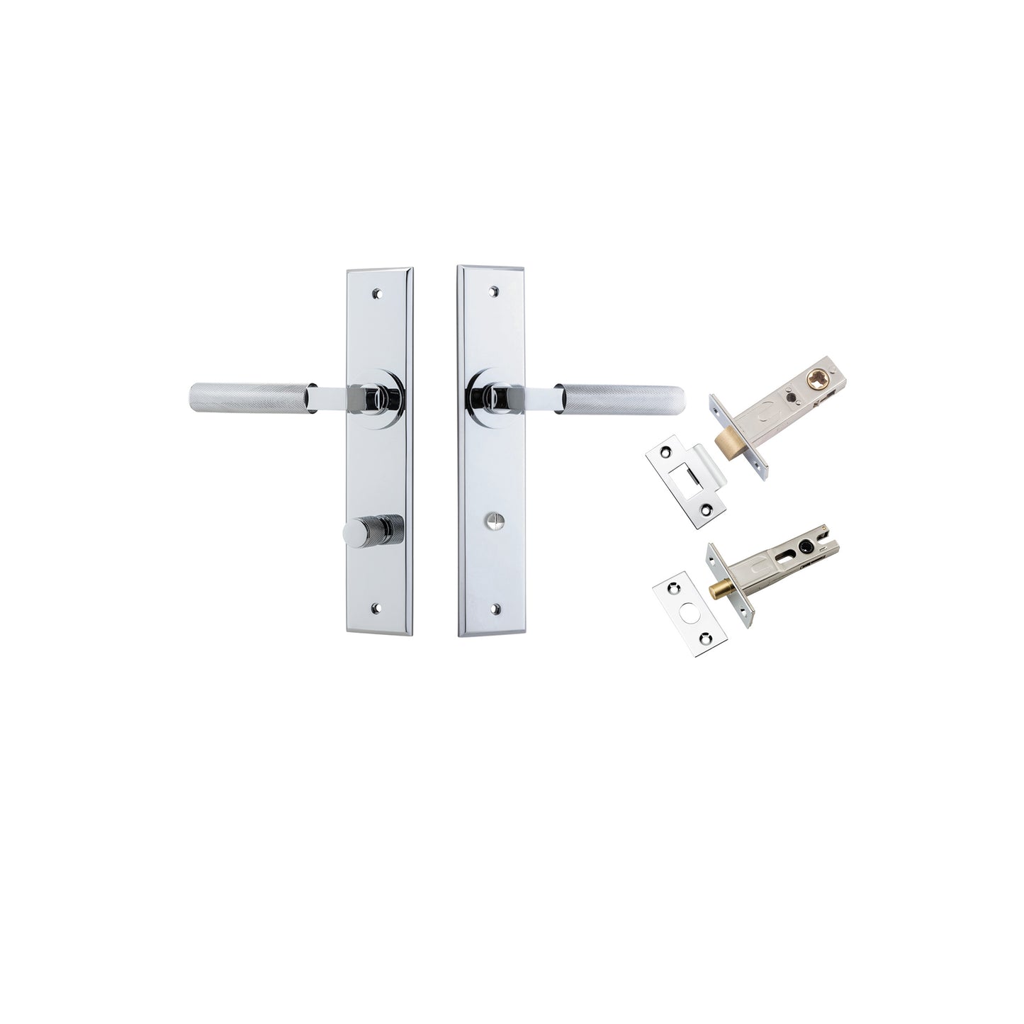 Brunswick Chamfered Door Lever Set