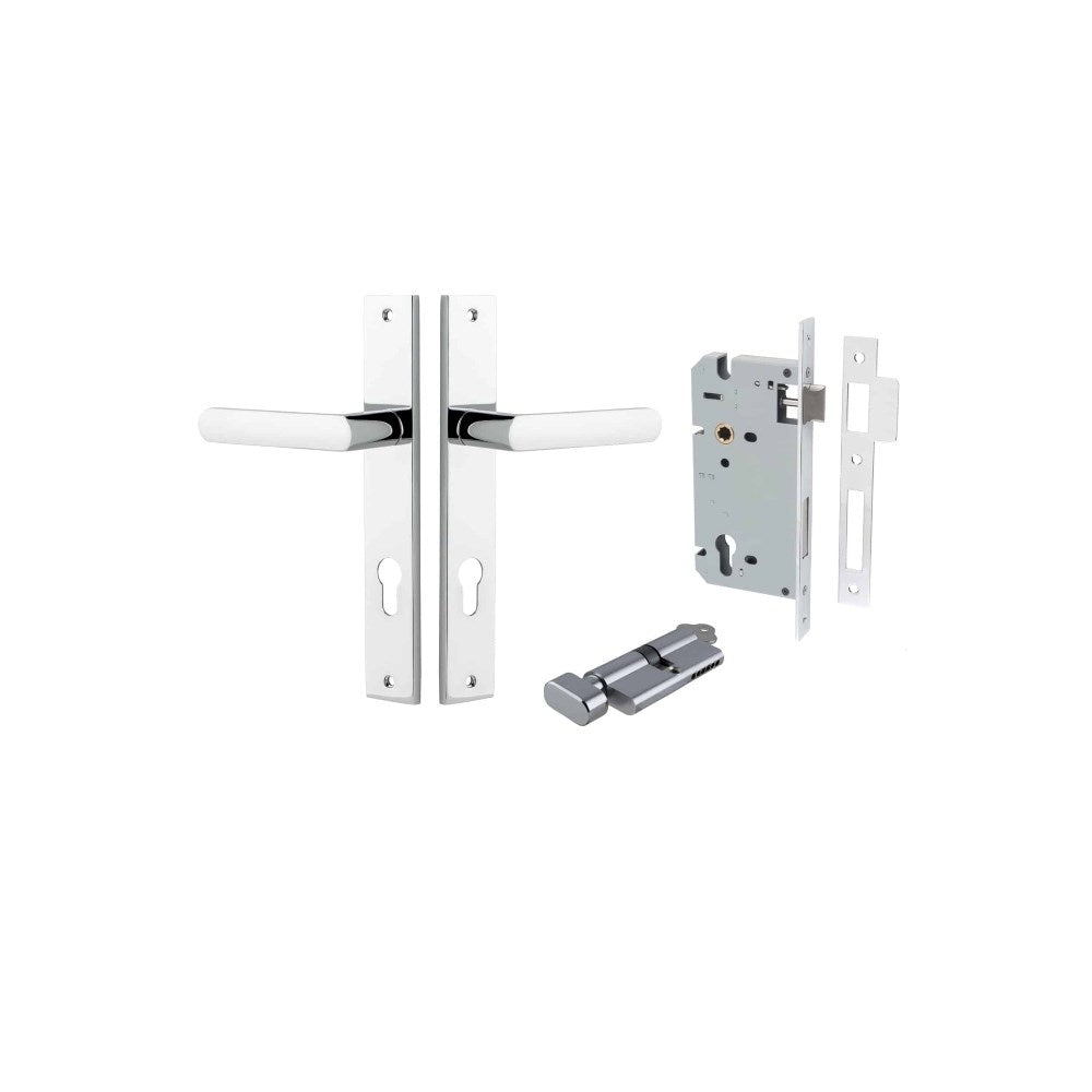 Osaka Rectangular Door Lever Set