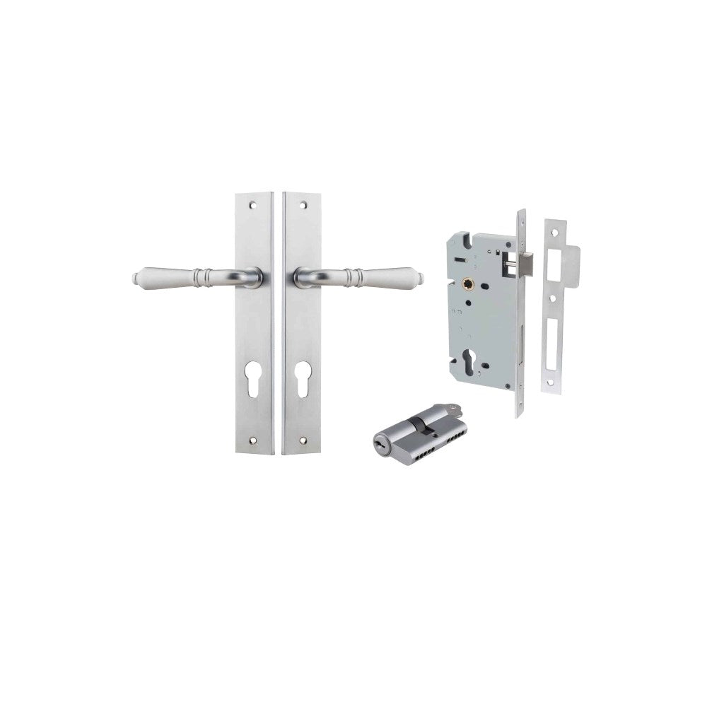 Sarlat Rectangular Door Lever Set