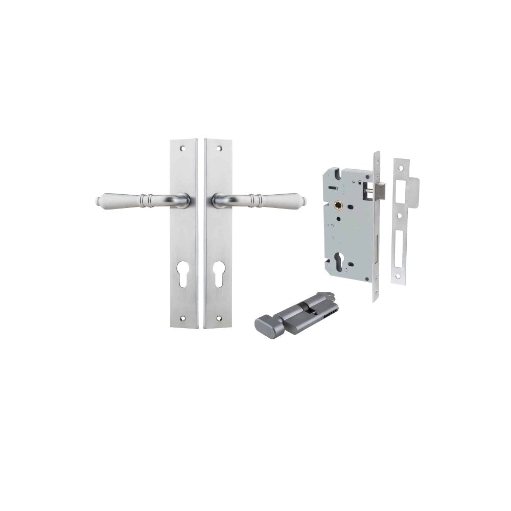 Sarlat Rectangular Door Lever Set