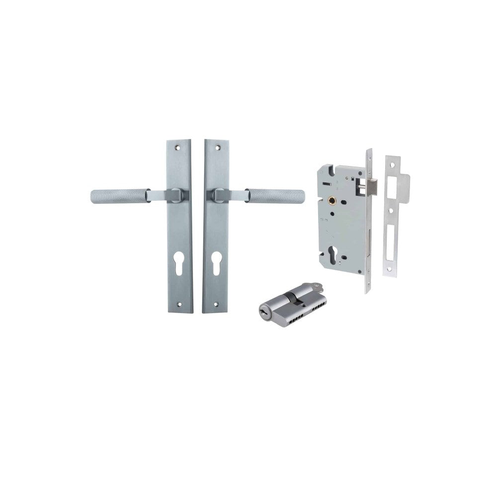 Brunswick Rectangular Door Lever Set