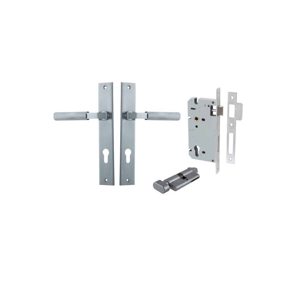 Brunswick Rectangular Door Lever Set