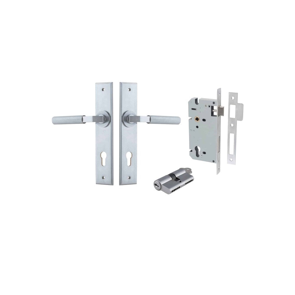 Brunswick Chamfered Door Lever Set