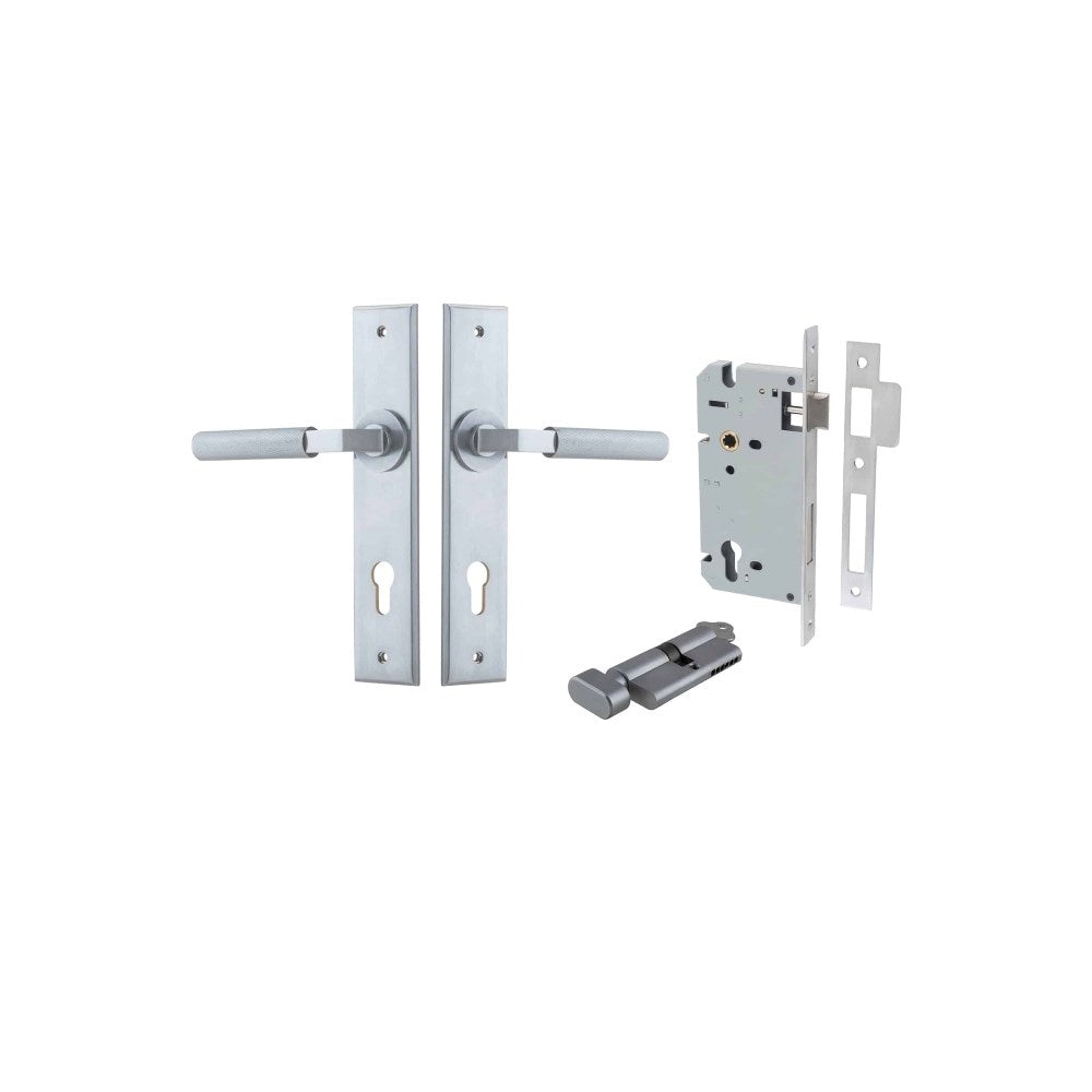 Brunswick Chamfered Door Lever Set