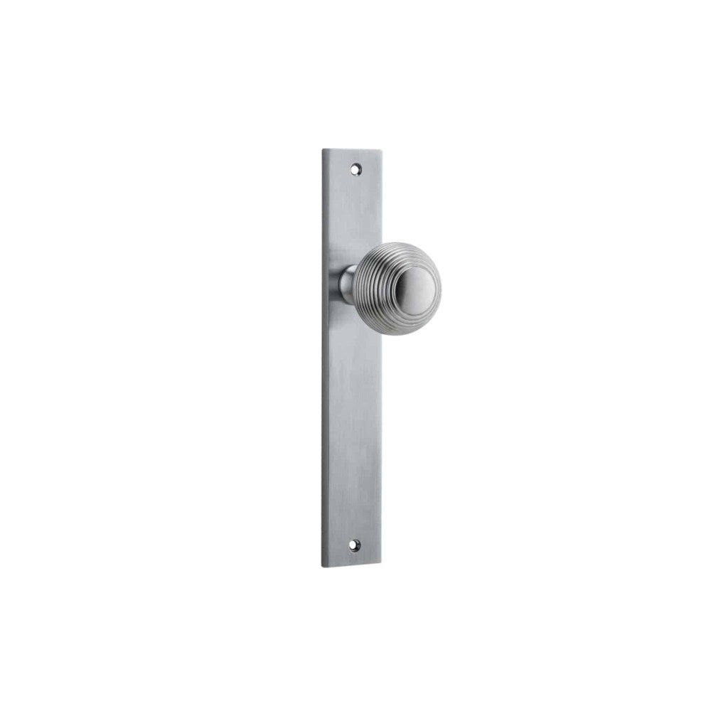 Guildford Rectangular Door Knob Set