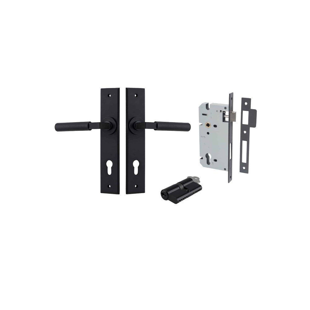 Brunswick Chamfered Door Lever Set