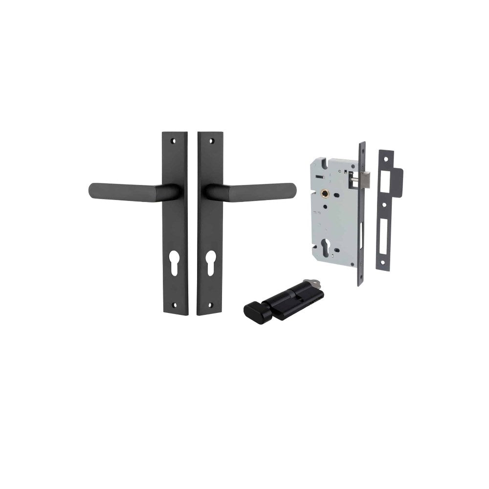 Osaka Rectangular Door Lever Set