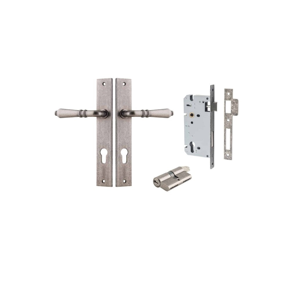 Sarlat Rectangular Door Lever Set