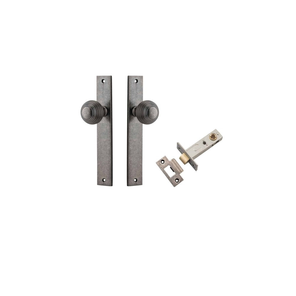 Guildford Rectangular Door Knob Set