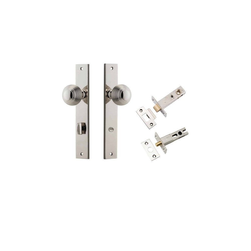 Guildford Rectangular Door Knob Set