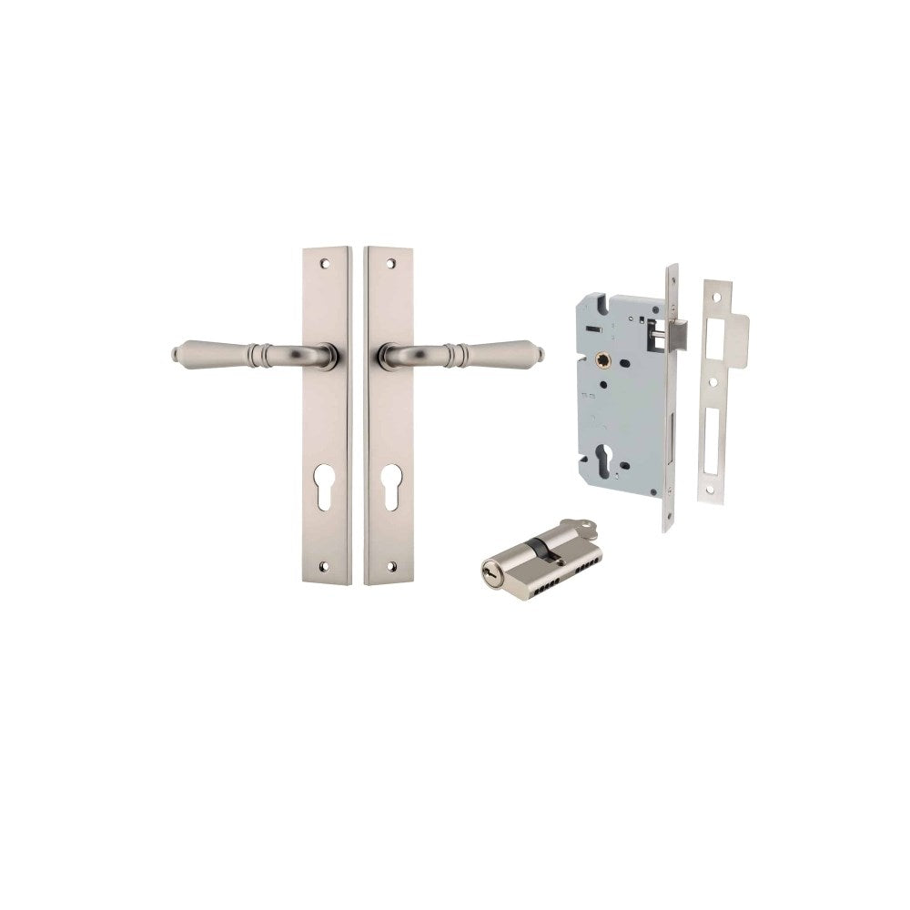 Sarlat Rectangular Door Lever Set