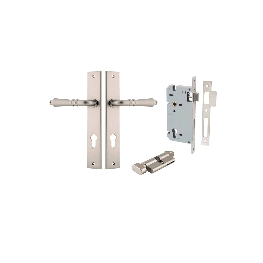 Sarlat Rectangular Door Lever Set