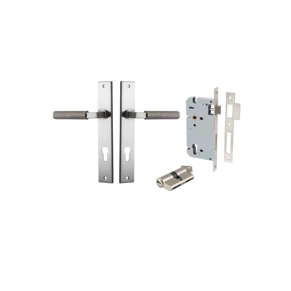 Brunswick Rectangular Door Lever Set